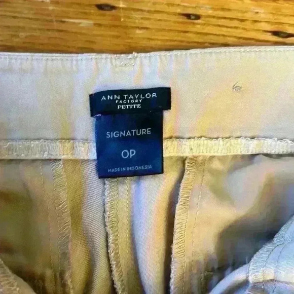 Anne Taylor Factory Khaki Ankle Pants - Picture 3 of 3